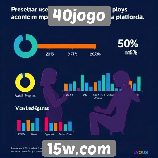 Estatísticas de usuários ativos no 40jogo