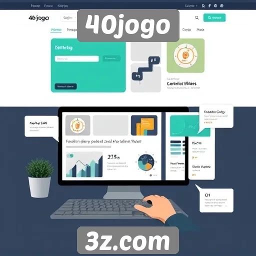 Análise da interface do usuário do site 40jogo